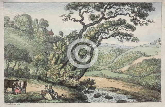 A Cornish View, 1810. Creator: Thomas Rowlandson (British, 1756-1827).