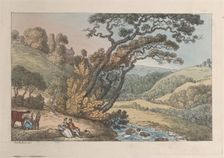 A Cornish View, from "Views in Cornwall", 1810., 1810. Creator: Thomas Rowlandson