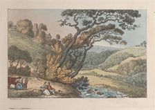 A Cornish View, from "Views in Cornwall", 1810., 1810. Creator: Thomas Rowlandson