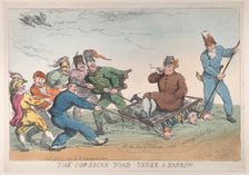 A Corsican Toad Under a Harrow, November 27, 1813., November 27, 1813. Creator: Thomas Rowlandson
