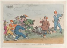 A Corsican Toad Under a Harrow, November 27, 1813., November 27, 1813. Creator: Thomas Rowlandson