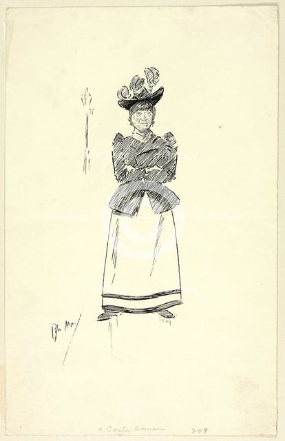 A Coster Woman, n.d. Creator: Philip William May.
