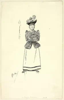 A Coster Woman, n.d. Creator: Philip William May