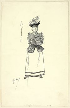 A Coster Woman, n.d. Creator: Philip William May