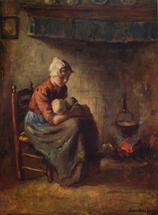 A Cottage Madonna c1915. Artist: Bernard De Hoog