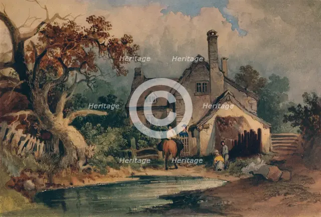 'A Cottage', c1852. Artist: Joseph William Allen.