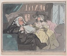 A Counselor's Opinion After He Had Retired From Practice, ca. 1780-94., ca. 1780-94. Creator: Unknown