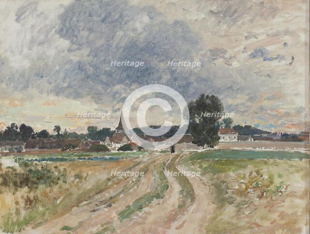 A Country Church. Study, mid-late 19th century. Creator: Alfred Wahlberg.