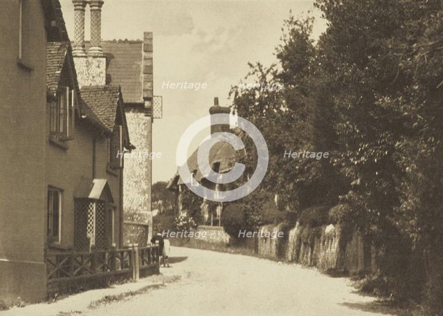 A country lane. From the album: Photograph album - England, 1920s. Creator: Harry Moult.