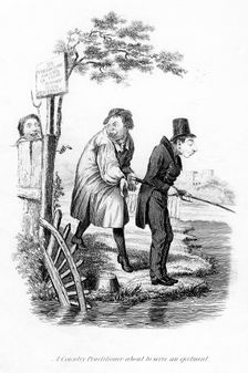 A Country Practitioner about to serve an ejectment