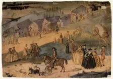A Country Scene c1750, (1934). Creator: Susanna Duncombe