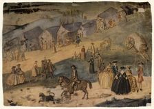 A Country Scene c1750, (1934). Creator: Susanna Duncombe