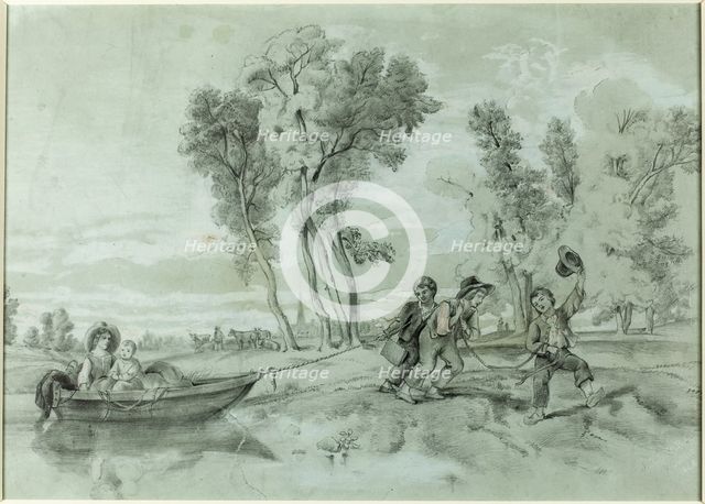 A Country Scene, July 1848. Creator: John La Farge.