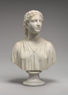 A Country Woman, model 1838, carved 1839. Creator: Hiram Powers