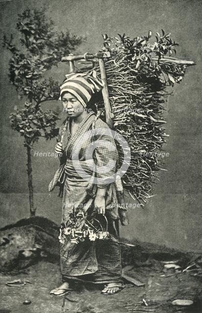'A Country Woman. - Fuel and Flowers', 1891. Creator: Unknown.