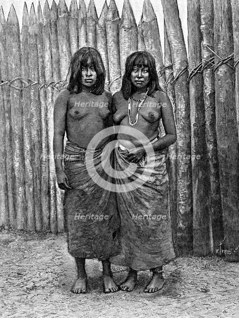 A couple of Gran Chaco Indian women, South America, 1895. Artist: Unknown