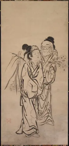 A Couple, late 1500s. Creator: Hasegawa Soen (Japanese)