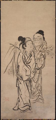 A Couple, late 1500s. Creator: Hasegawa Soen (Japanese)
