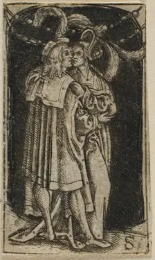 A Couple Standing, n.d. Creator: Master S