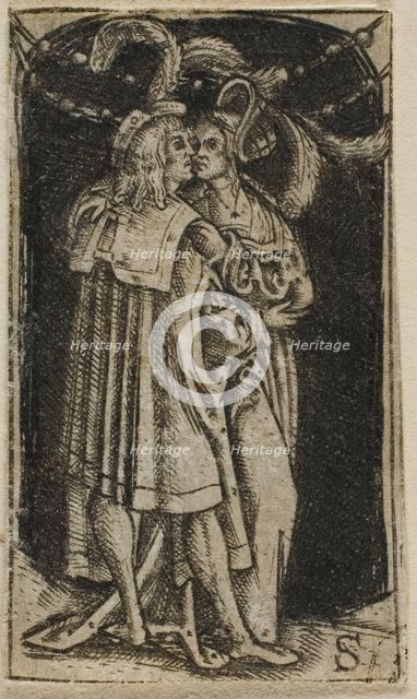 A Couple Standing, n.d. Creator: Master S.