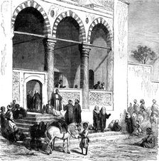 A Court of Justice, Fez; Visit to the Sultan of Morocco, at Fez, in the spring of 1871 1871. Creator: T. Blackmore