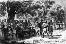 A Court of Justice in the Jungle c1891. Creator: James Grant