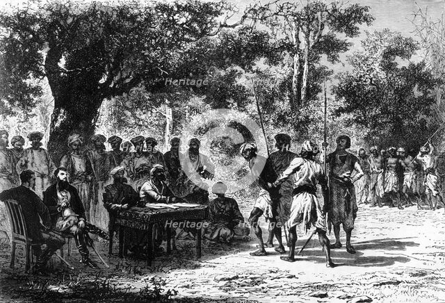 'A Court of Justice in the Jungle', c1891. Creator: James Grant.