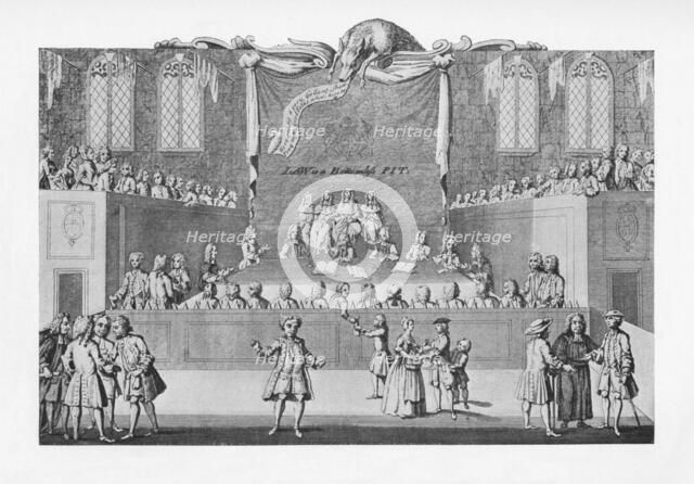'A Court of Law About 1733', c1733, (1904). Artist: Unknown.