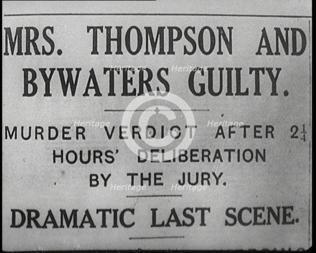 A Cover of One of Alfred Harmsworth, 1st Viscount Northcliffe's Newspapers..., 1922. Creator: British Pathe Ltd.