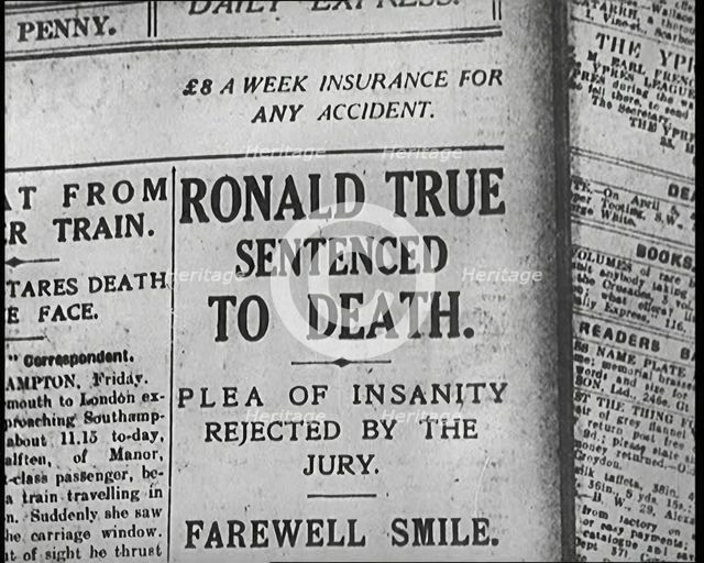 A Cover of One of Alfred Harmsworth, 1st Viscount Northcliffe's Newspapers..., 1922. Creator: British Pathe Ltd.