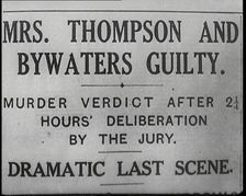 A Cover of One of Alfred Harmsworth, 1st Viscount Northcliffe's Newspapers..., 1922. Creator: British Pathe Ltd