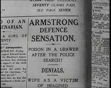 A Cover of One of Alfred Harmsworth, 1st Viscount Northcliffe's Newspapers..., 1922. Creator: British Pathe Ltd