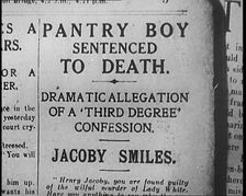 A Cover of One of Alfred Harmsworth, 1st Viscount Northcliffe's Newspapers..., 1922. Creator: British Pathe Ltd