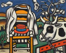 A cow and a red hat, 1952. Creator: Léger, Fernand (1881-1955)