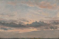 A Cloud Study, Sunset, ca. 1821. Creator: John Constable