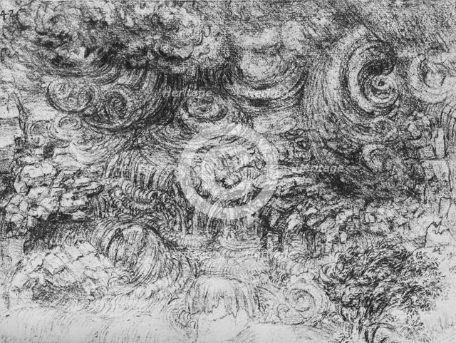 'A Cloudburst', c1480 (1945). Artist: Leonardo da Vinci.