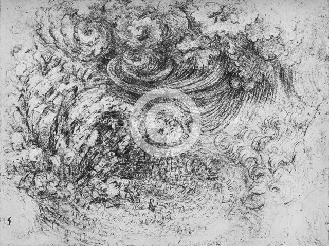 'A Cloudburst', c1480 (1945). Artist: Leonardo da Vinci.