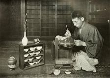 A Cloisonne Vase for the Emperor 1910. Creator: Herbert Ponting