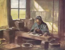A Cloissonne Worker c1887, (1901). Artist: Mortimer L Menpes