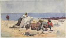 A Clam-Bake, 1873. Creator: Winslow Homer (American, 1836-1910)