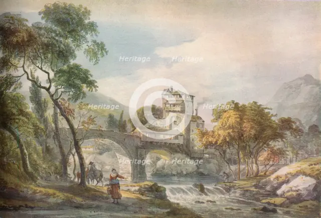 'A Classical Landscape', c18th century. Artist: Paul Sandby.