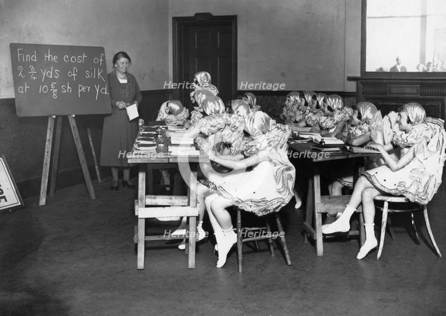 A classroom scene, c1910-1929(?). Creator: Unknown.