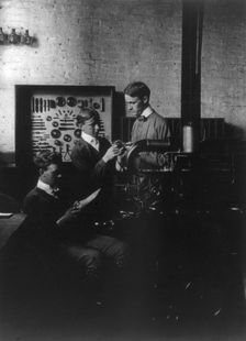 A class in drilling, (1899?). Creator: Frances Benjamin Johnston