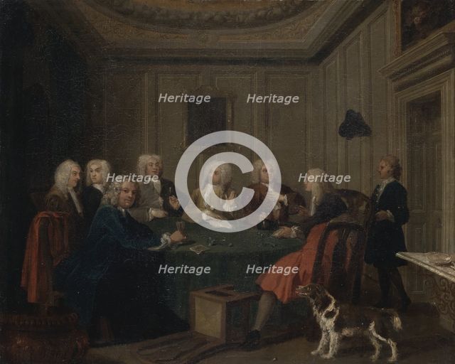 A Club of Gentlemen, ca. 1730. Creator: Joseph Highmore.