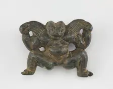 A crouching figure, Eastern Zhou to Western Han dynasty, 3rd century BCE. Creator: Unknown