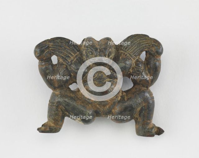A crouching figure, Eastern Zhou to Western Han dynasty, 3rd century BCE. Creator: Unknown.