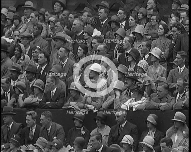 A Crowd of Civilians at Centre Court at the All England Lawn Tennis and Croquet Club..., 1920. Creator: British Pathe Ltd.