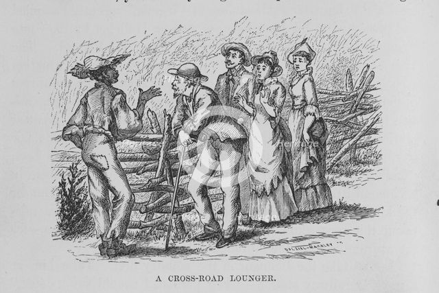 A cross-road lounger, 1882. Creator: Unknown.