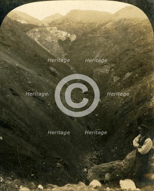 'A Crater of Mount Tarawera, New Zealand', c1909. Creator: George Rose.