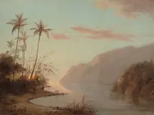 A Creek in St. Thomas (Virgin Islands), 1856. Creator: Camille Pissarro
